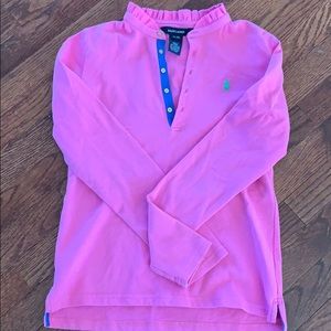 Pink Long Sleeve Ralph Lauren top